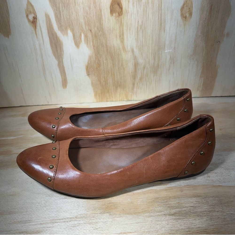 Korks Anabel Brown Studded Flats Women’s Size 8